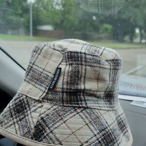 Steve Madden Checkered Bucket Hat